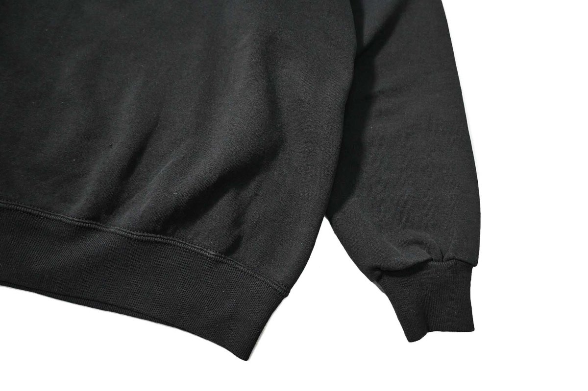 画像3: Used Jerzees Raglan Sleeve Blank Sweat Shirt Black made in USA (3)