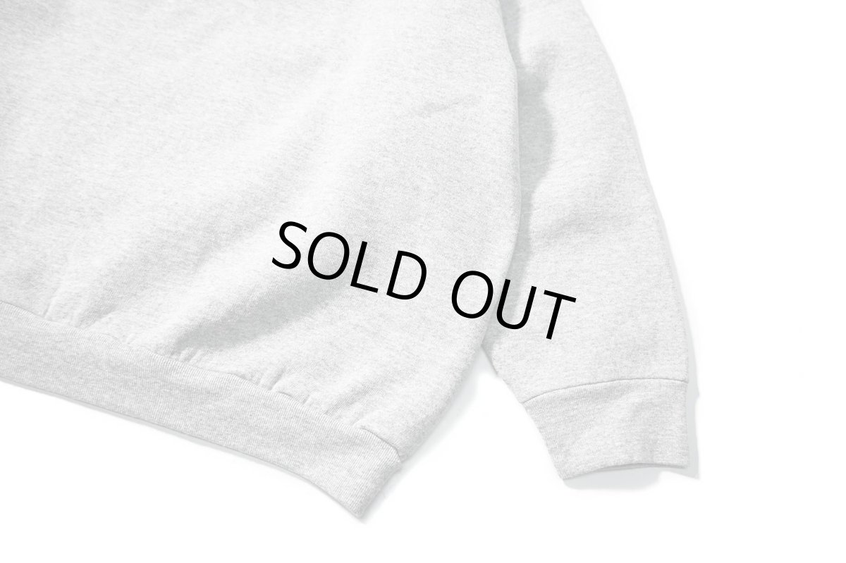 画像3: Used Fruit of the Loom Raglan Sleeve Blank Sweat Shirt Grey (3)