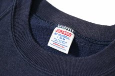 画像4: Used Jerzees by Russell Raglan Sleeve Blank Sweat Shirt Navy made in USA (4)
