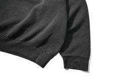 画像3: Used Fruit of the Loom Raglan Sleeve Blank Sweat Shirt Black (3)