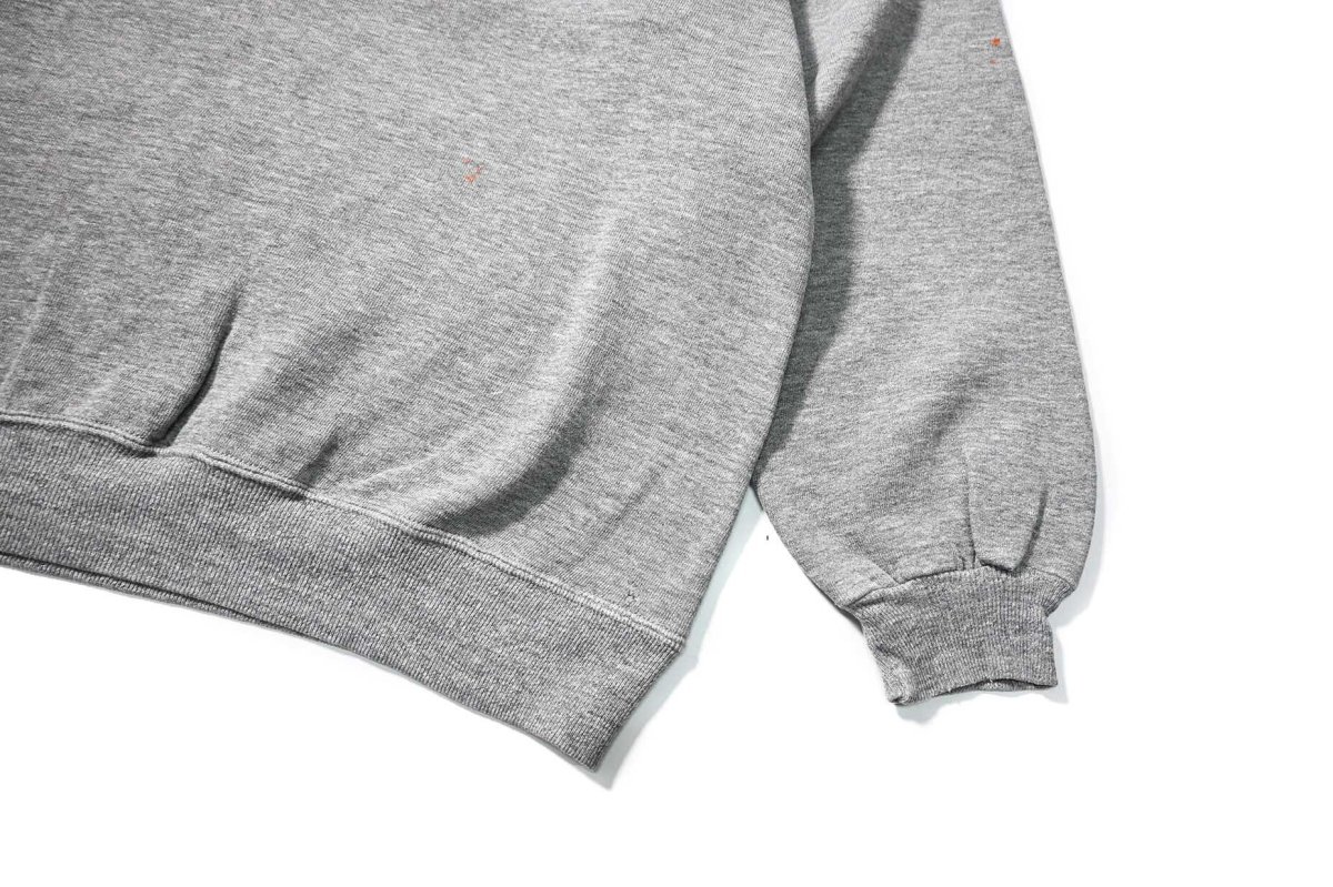画像3: Used Jerzees by Russell Raglan Sleeve Blank Sweat Shirt Grey made in USA (3)