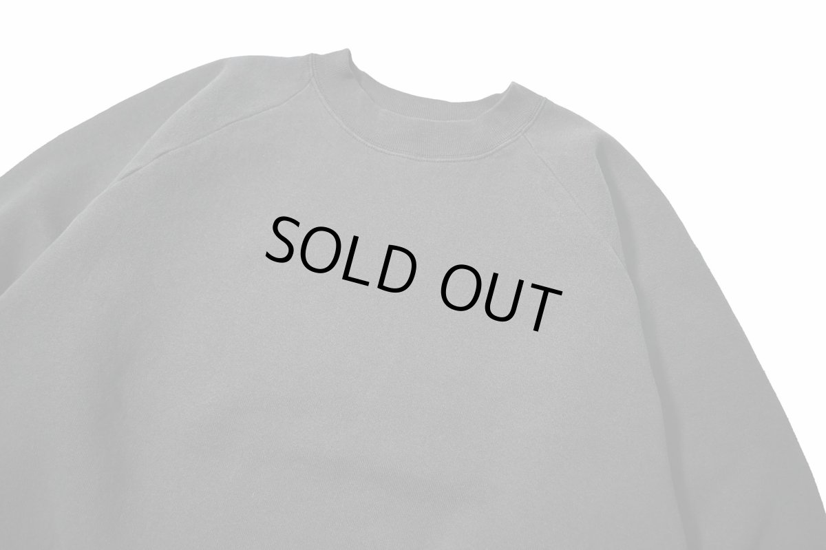 画像2: Used Fruit of the Loom Raglan Sleeve Blank Sweat Shirt Black (2)