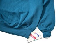 画像3: Deadstock Jerzees Raglan Sleeve Blank Sweat Shirt Blue made in USA (3)