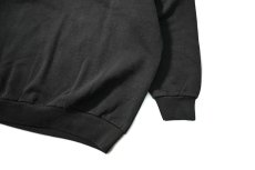 画像3: Used Fruit of the Loom Raglan Sleeve Blank Sweat Shirt Black made in USA (3)