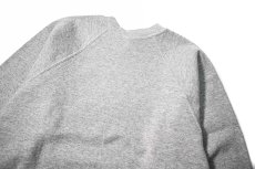 画像2: Deadstock Hanes Raglan Sleeve Blank Sweat Shirt Grey (2)