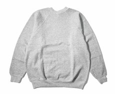 画像1: Deadstock Hanes Raglan Sleeve Blank Sweat Shirt Grey (1)