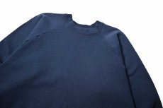 画像2: Used Fruit of the Loom Raglan Sleeve Blank Sweat Shirt Navy made in USA (2)