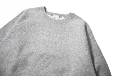 画像2: Used Fruit of the Loom Raglan Sleeve Blank Sweat Shirt Grey (2)