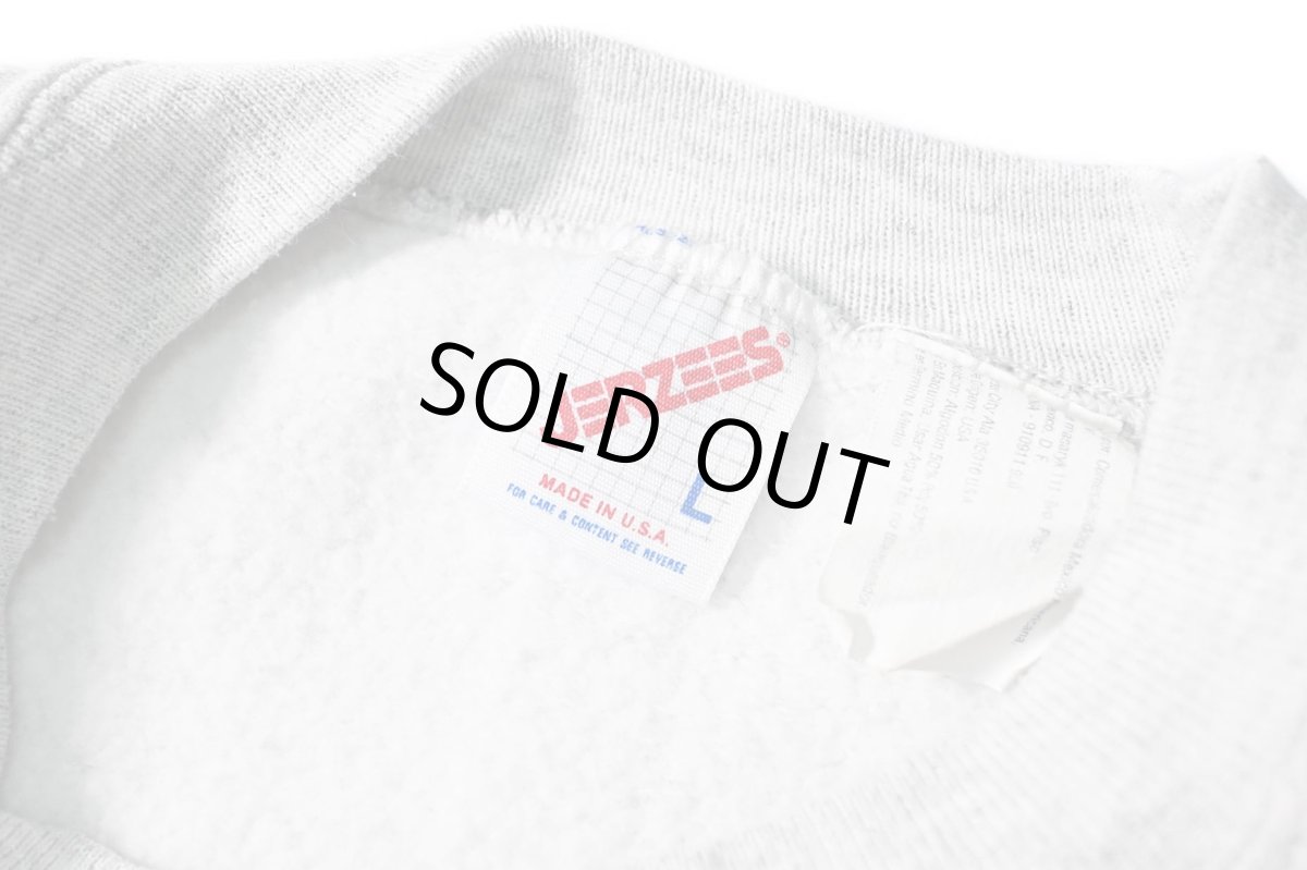 画像4: Used Jerzees Raglan Sleeve Blank Sweat Shirt Ash made in USA (4)