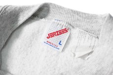 画像4: Used Jerzees Raglan Sleeve Blank Sweat Shirt Ash made in USA (4)