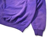 画像3: Used Hanes Raglan Sleeve Blank Sweat Shirt Purple made in USA (3)