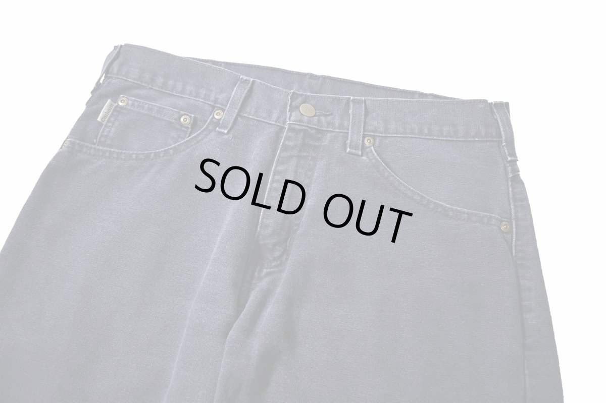 画像2: Used Carhartt Duck Pants Midnight カーハート (2)