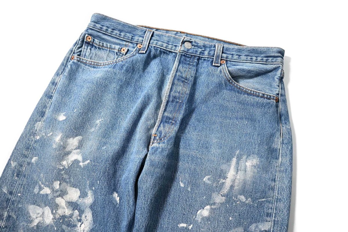 画像2: 00' Used Levi's 501 Denim Pants made in MEXICO リーバイス (2)