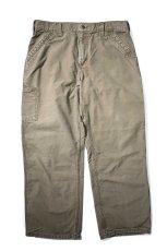 画像1: Used Carhartt B151 Canvas Utility Work Pants Light Brown カーハート (1)