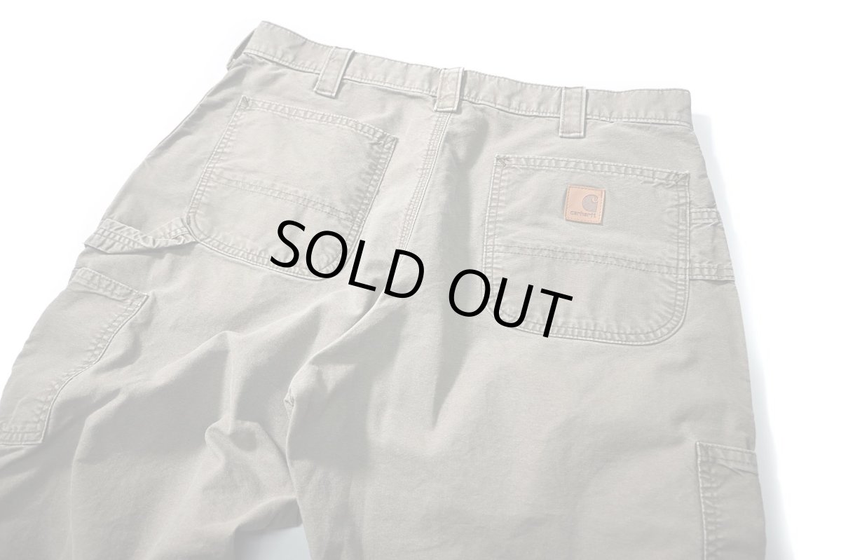 画像4: Used Carhartt B151 Canvas Utility Work Pants Light Brown カーハート (4)