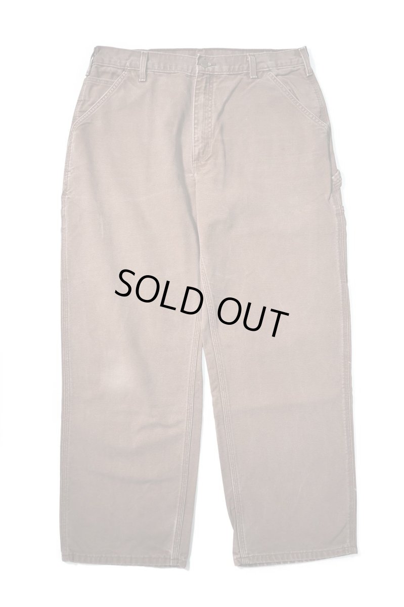 画像1: Used Carhartt Duck Carpenter Pants Chestnut カーハート (1)