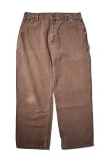 画像1: Used Carhartt Duck Carpenter Pants Chestnut カーハート (1)
