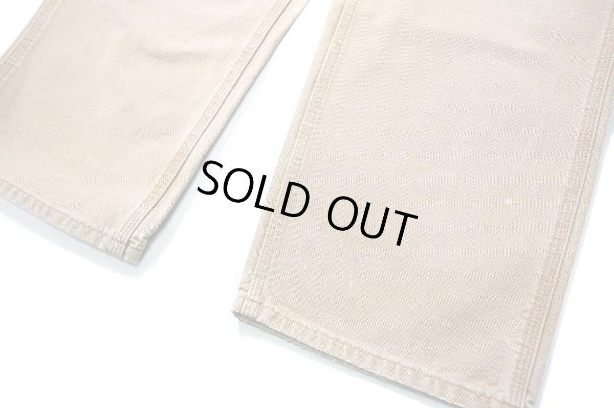 画像3: Used Carhartt Duck Carpenter Pants Brown カーハート (3)