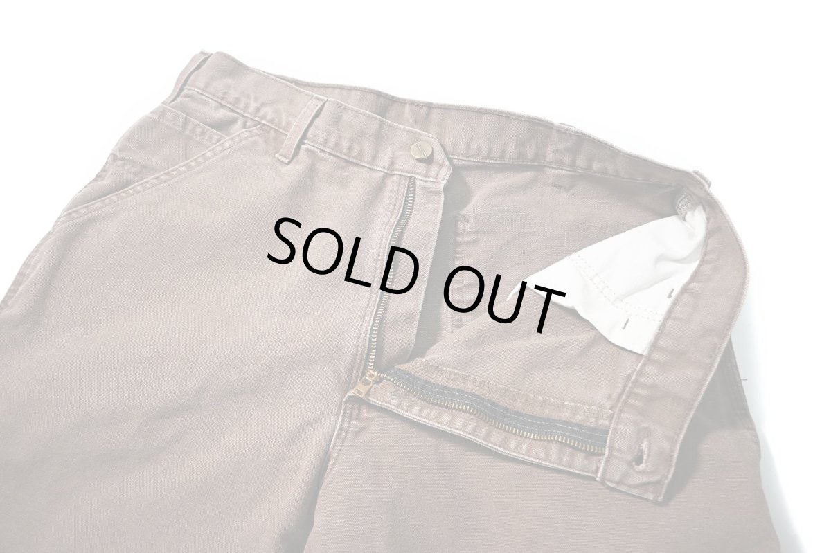 画像5: Used Carhartt Duck Carpenter Pants Chestnut カーハート (5)