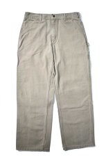 画像1: Used Carhartt Duck Carpenter Pants Desert made in USA カーハート (1)