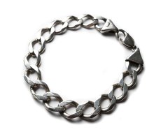 画像1: Vintage Italian Silver Bracelet (1)