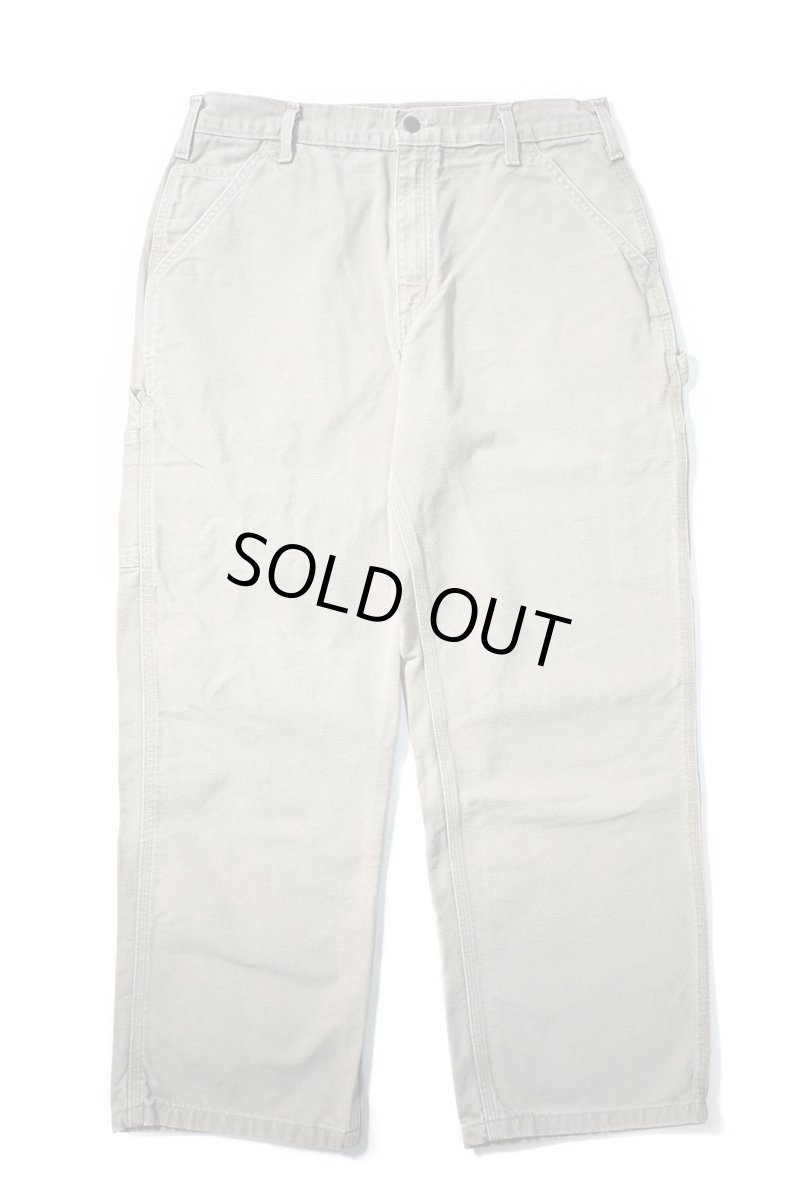 画像1: 04' Used Carhartt Duck Carpenter Pants Desert カーハート (1)
