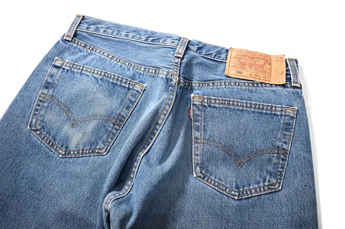 画像4: 97' Used Levi's 501 Denim Pants made in USA リーバイス (4)