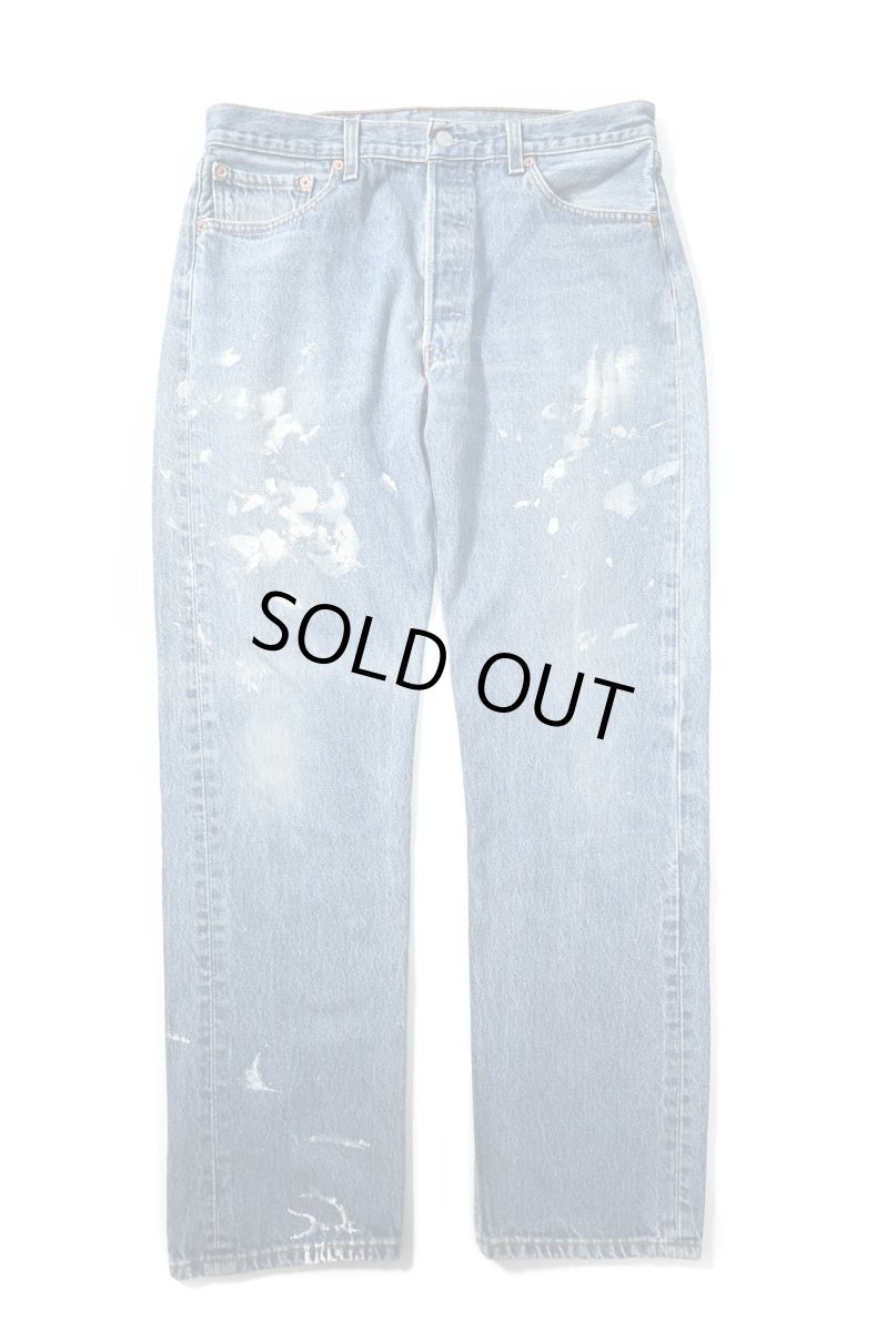 画像1: 00' Used Levi's 501 Denim Pants made in MEXICO リーバイス (1)