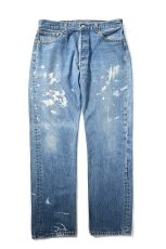 画像1: 00' Used Levi's 501 Denim Pants made in MEXICO リーバイス (1)