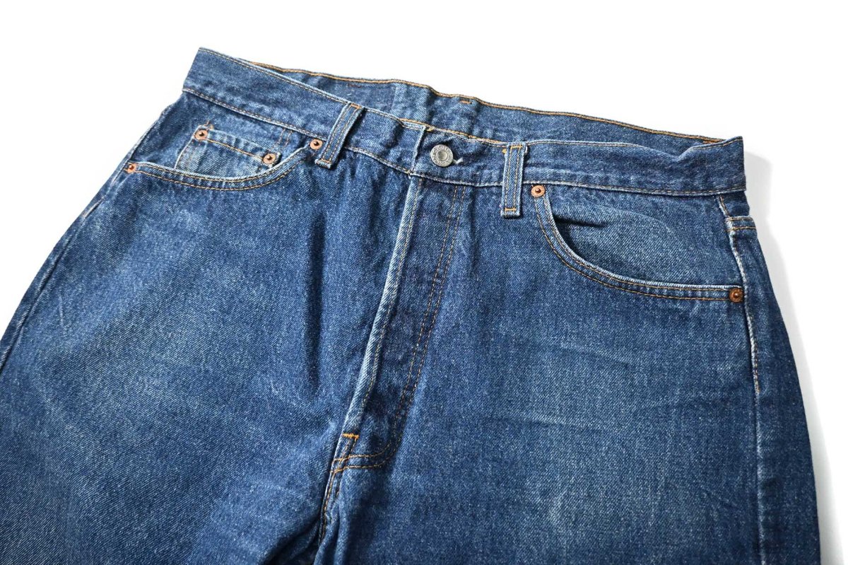 画像2: 80s Used Levi's 501 Denim Pants made in USA リーバイス (2)