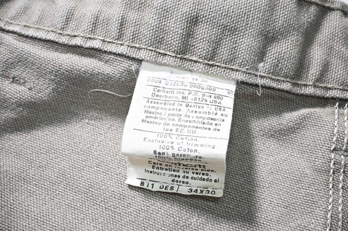 画像6: Used Carhartt Duck Carpenter Pants Desert カーハート (6)