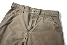 画像2: Used Carhartt B151 Canvas Utility Work Pants Light Brown カーハート (2)