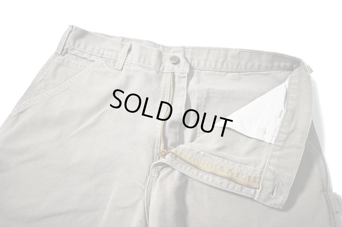 画像5: Used Carhartt Duck Carpenter Pants Desert made in USA カーハート (5)
