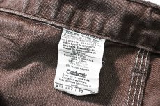 画像6: Used Carhartt Duck Carpenter Pants Chestnut カーハート (6)