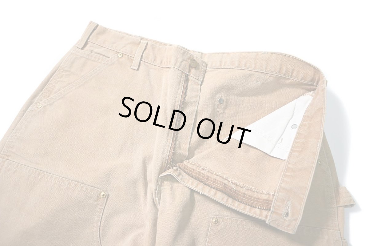 画像6: Used Carhartt Duck Double Knee Carpenter Pants Brown made in USA カーハート (6)