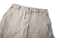 画像2: Used Carhartt Duck Carpenter Pants Desert カーハート (2)