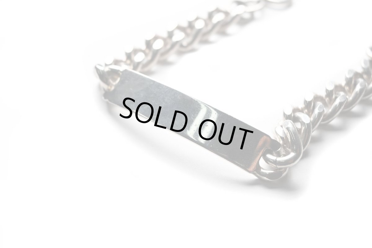 画像2: Vintage UK Silver ID Bracelet (2)