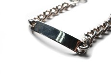 画像2: Vintage UK Silver ID Bracelet (2)