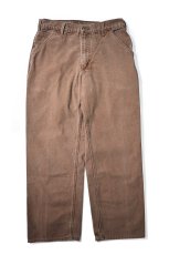 画像1: Used Carhartt Duck Carpenter Pants Chestnut カーハート (1)