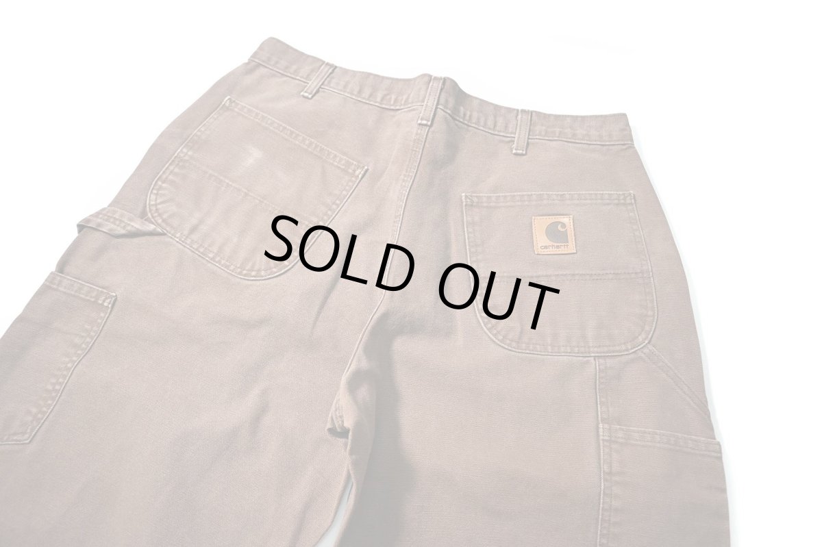 画像4: Used Carhartt Duck Carpenter Pants Chestnut カーハート (4)