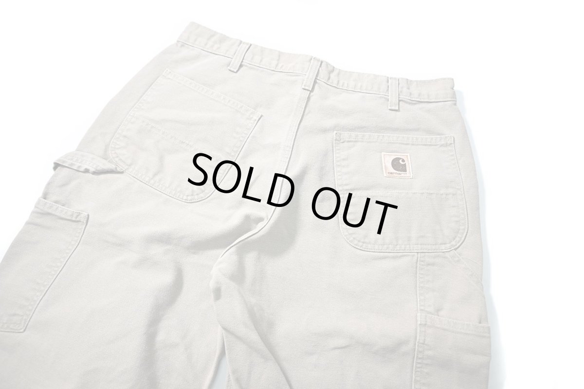 画像4: 04' Used Carhartt Duck Carpenter Pants Desert カーハート (4)