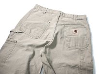 画像4: Used Carhartt Duck Carpenter Pants Desert カーハート (4)