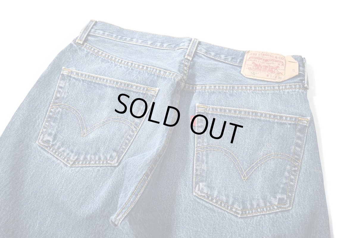 画像4: 04' Used Levi's 501 Denim Pants made in MEXICO リーバイス (4)