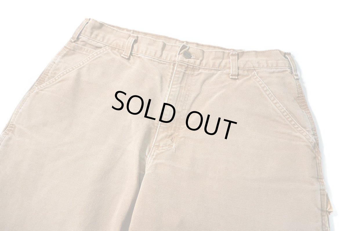 画像2: Used Carhartt Duck Carpenter Pants Brown カーハート (2)