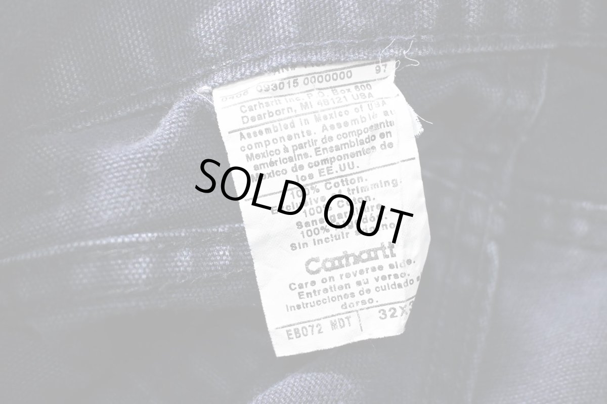 画像6: Used Carhartt Duck Pants Midnight カーハート (6)
