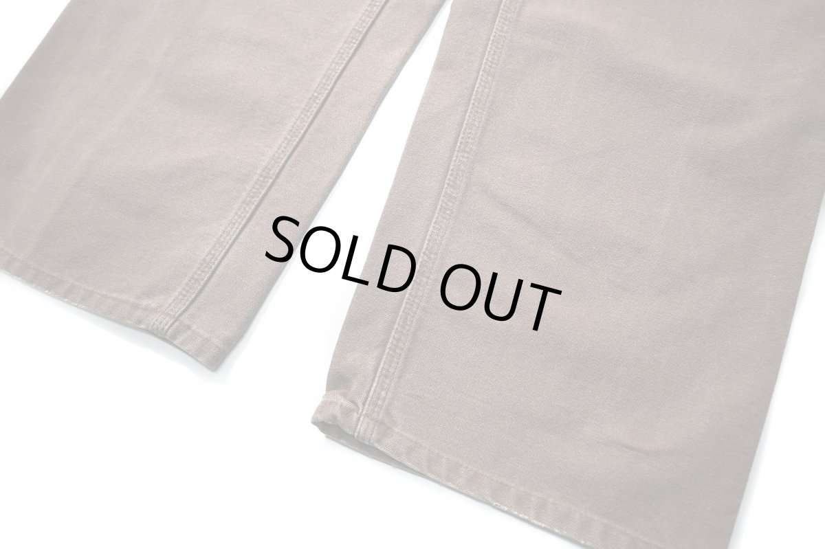 画像3: Used Carhartt Duck Carpenter Pants Chestnut カーハート (3)