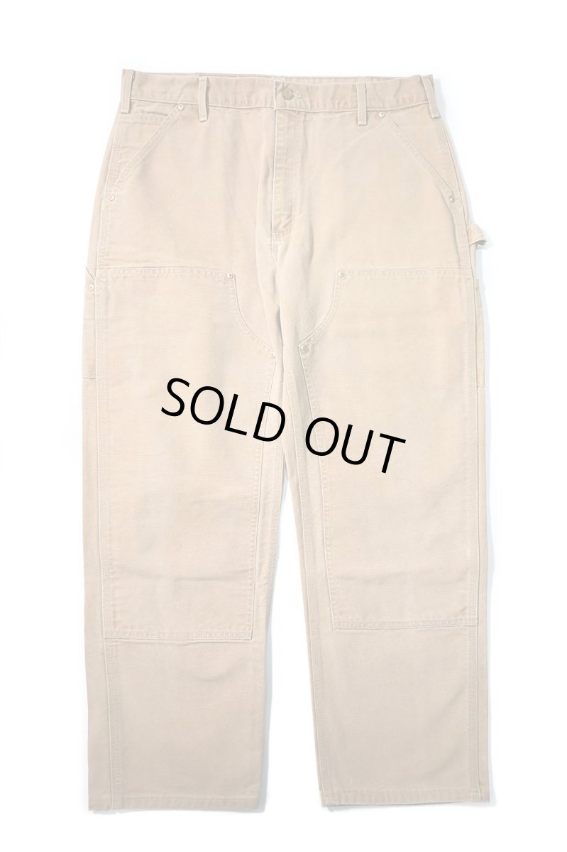 画像1: Used Carhartt Duck Double Knee Carpenter Pants Brown made in USA カーハート (1)