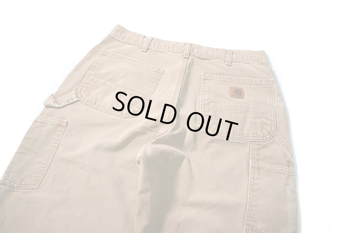 画像4: Used Carhartt Duck Carpenter Pants Brown カーハート (4)