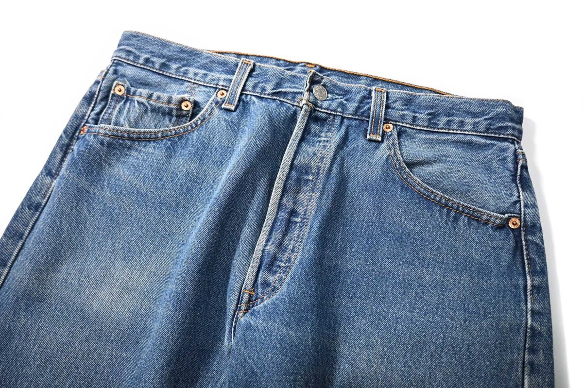 画像2: 97' Used Levi's 501 Denim Pants made in USA リーバイス (2)