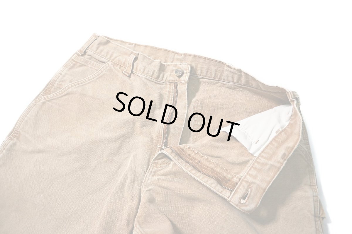 画像5: Used Carhartt Duck Carpenter Pants Brown カーハート (5)